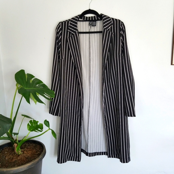 Windsor Jackets & Blazers - Windsor Long Striped Blazer